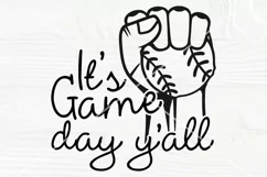 It's game Day Y'all SVG Cut File, Baseball Svg Png Dxf Eps Product Image 2
