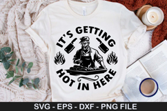 it&#039;s getting hot in here- Barbecue SVG Design Product Image 1
