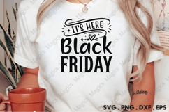 It s Here Black Friday SVG, Black Friday SVG, Shopping Svg Product Image 2