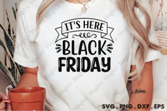 It s Here Black Friday SVG, Black Friday SVG, Shopping Svg Product Image 2