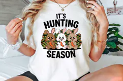It's Hunting Season PNG, Camo Easter Coquette PNG Product Image 2