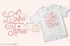 Lake SVG T-shirt Design, Lake PNG Product Image 2