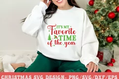 It s My Favorite Time Of The Year | Christmas SVG Design Product Image 1