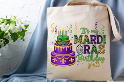 It's My Mardi Gras Birthday Y'all Sublimation Png Product Image 2
