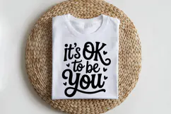 It's Ok to Be You SVG | Mental Health SVG Product Image 2