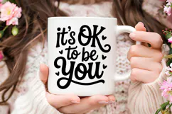 It's Ok to Be You SVG | Mental Health SVG Product Image 3