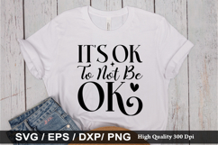 Mental Health Quotes Design - Mental Health T-shirt Design Product Image 3