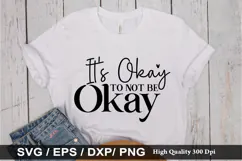 Mental Health Quotes Design - Mental Health T-shirt Design Product Image 4