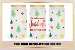It's The Most Wonderful Time of the Year 16oz Libbey Can Product Image 1