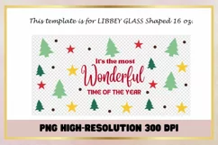 It's The Most Wonderful Time of the Year 16oz Libbey Can Product Image 2