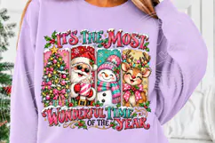 It’s the Most Wonderful Time of the Year Santa Snowman & Rei Product Image 5