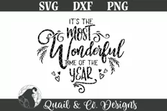 Christmas SVG, It's the Most Wonderful Time Ornament SVG Product Image 10