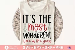 It's the most wonderful time of the year SVG Product Image 1