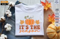 It&#039;s The Season SVG File | Fall Retro SVG Product Image 1
