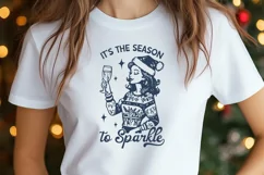 It's the Season to Sparkle SVG PNG | Holiday Cheer Design Product Image 3