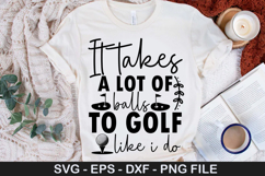 Golf SVG Design - i golf like a girl try to keep up Product Image 3