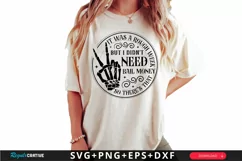 It Was A Rough Week But SVG, Snarky Skulls SVG Design Product Image 1