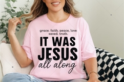 It Was Jesus All Along SVG, Bible Spirit Christian SVG Product Image 4