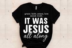 It Was Jesus All Along SVG, Bible Spirit Christian SVG Product Image 5