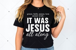 It Was Jesus All Along SVG, Bible Spirit Christian SVG Product Image 7