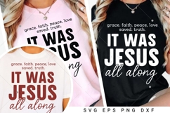It Was Jesus All Along SVG, Bible Spirit Christian SVG Product Image 2