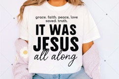 It Was Jesus All Along SVG, Bible Spirit Christian SVG Product Image 3