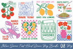 Italian Summer Food Hand Drawn Png Bundle Product Image 1