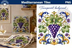 Sicilian Tiles Bundle | Coastal Italian Ceramic Sublimation Product Image 17