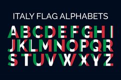 Italy flag letter mark logos Product Image 3