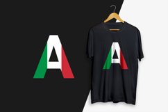 Italy flag letter mark logos Product Image 2