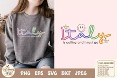 Italy is calling and i must go Png svg, Travel Gift png Product Image 2