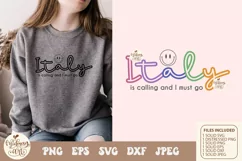 Italy is calling and i must go Png svg, Travel Gift png Product Image 4