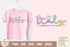 Italy is calling and i must go Png svg, Travel Gift png Product Image 1