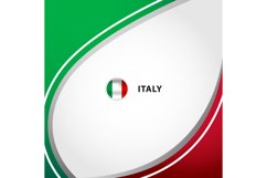 Italy square layout background concept design template Product Image 1