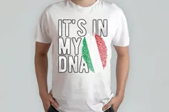 It's in my DNA Italy Flag Fingerprint PNG Sublimation Product Image 2
