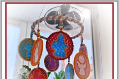 Christmas ITH Pendant Collection 8 Embroidery Designs 4x4 Product Image 2