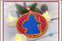 Christmas ITH Pendant Collection 8 Embroidery Designs 4x4 Product Image 9