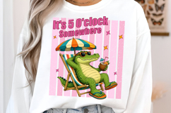 Its 5 OClock Crocodile PNG Product Image 3