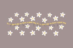 its a good day positive vibes quotes daisy coffee glass wrap svg glass mug svg presized for 11oz and 15oz glass ready to cut and sublimation files