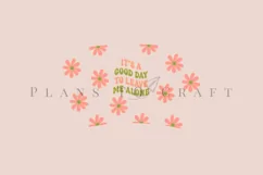 its a good day to leave me alone daisy funny quotes starbucks 16oz hot cup wrap svg presized template for tumbler grandesuitable for Cricut & Silhouette.