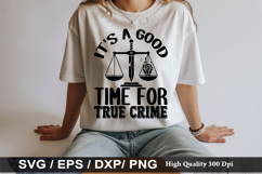 True crime SVG Design -Murder Shows And Comfy Clothes Product Image 4
