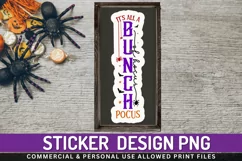 Its all a bunch of hocus Stickers PNG Product Image 1
