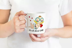 It's All About Love Cute and Funny Cupid Illustration Product Image 2