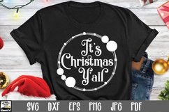 It&#039;s Christmas Y&#039;all - Christmas Shirt Design Product Image 1