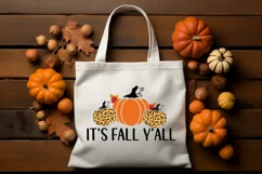 It's fall y'all SVG, Harvest Season SVG, Autumn Floral SVG Product Image 3