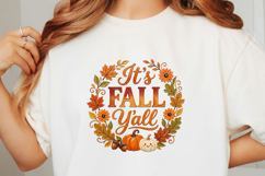 It s Fall Yall Png T-shirt PNG Product Image 3