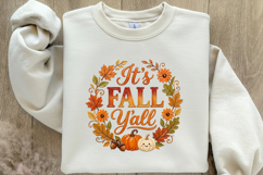 It s Fall Yall Png T-shirt PNG Product Image 4