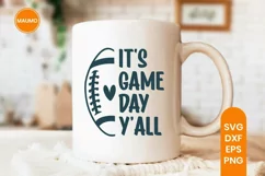Football svg,it's game day, half-time sports quote Product Image 1