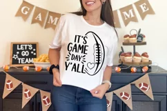 It's game day y'all SVG , Football Life Quote SVG Product Image 3