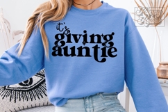 Its Giving Auntie SVG PNG - Auntie Era - Best Aunt Shirt Product Image 1